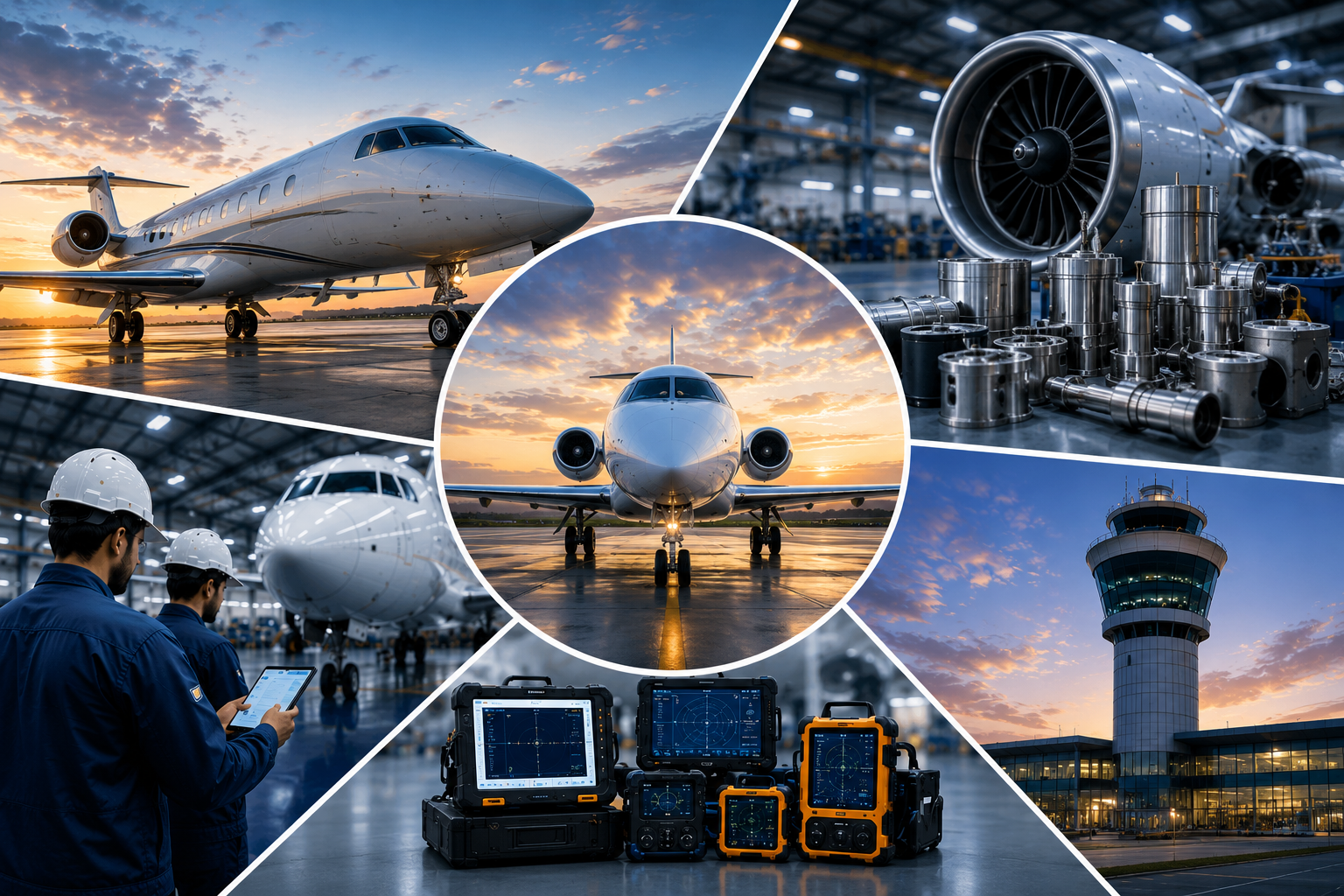 Aviate Bharat aviation services — charter aircraft, engineering, spare parts and airport operations